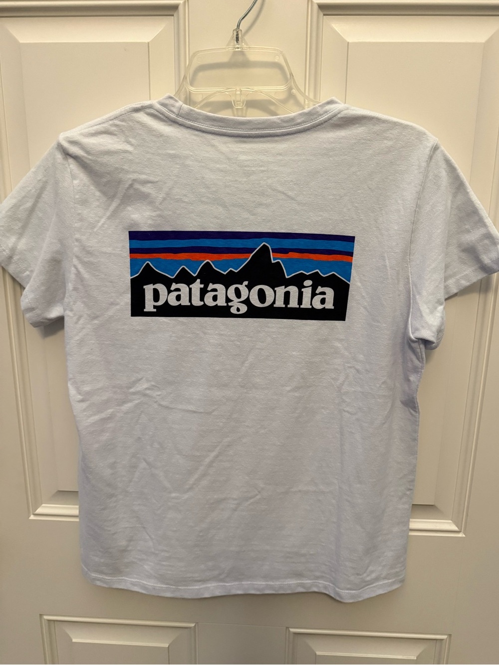 Patagonia White Short Sleeve Logo Tee